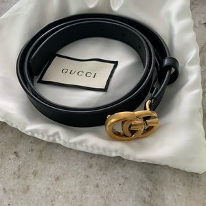 Authentic Gucci Skinny belt